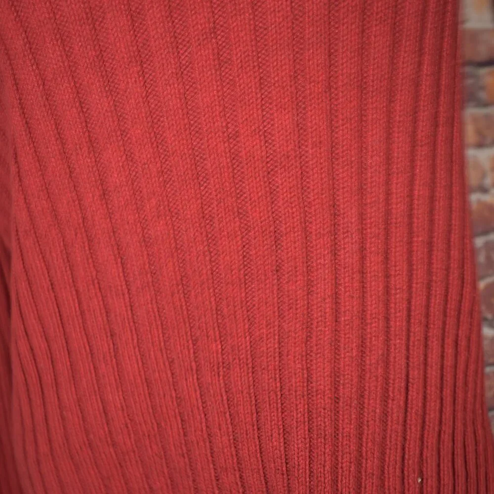 Ralph Lauren Medium Silk V neck Ribbed Sweater Cardigan Silk Linen Blend - Picture 6 of 11